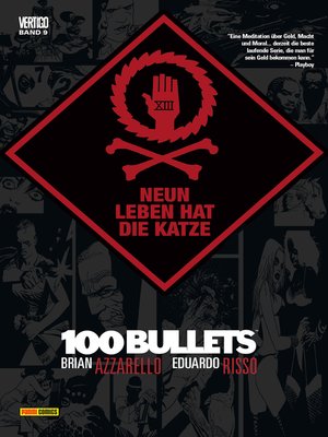 cover image of 100 Bullets, Band 9--Neun Leben hat die Katz
